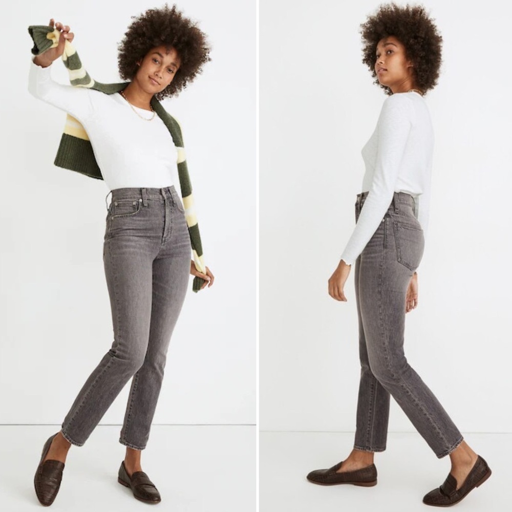Madewell The Perfect Vintage Jean in Black Wash Women’s Size 26